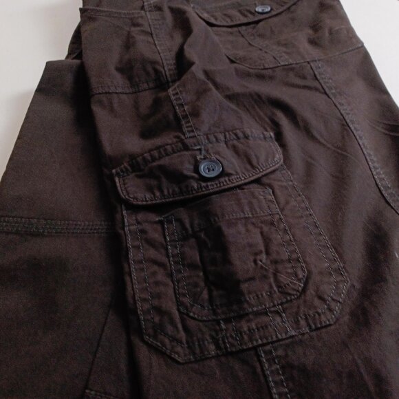 Urban Life Brown Cargo Capris - Picture 8 of 16